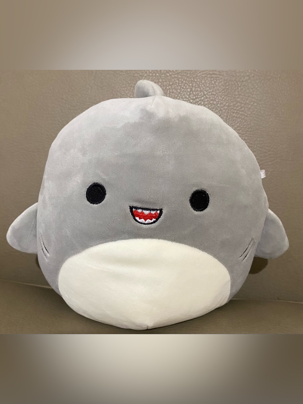 Squishmallows Gray and White Shark Plush